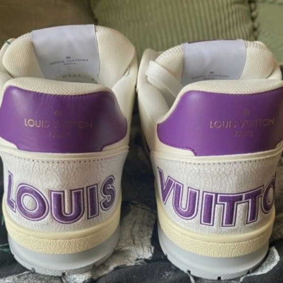 Louis vuitton trainers withe - purple - Picture 8 of 8